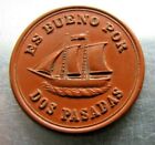 Mexico pictorial transport token - Smith 580FC "Nuevo Laredo ...Dos Pasadas"