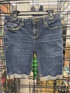 GapKids 1969 Midi Denim Jean Shorts Kids 14 - Picture 1 of 5