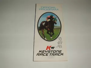 RARE VINTAGE 1980 KEYSTONE RACE TRACK PROGRAM HORSE RACING - Picture 1 of 7