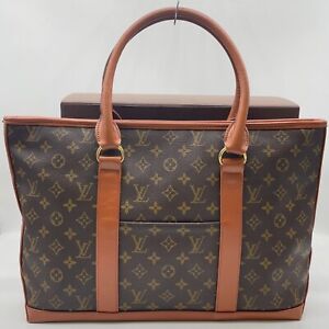 Authentic Louis Vuitton Monogram Sac Weekend PM M42425 Tote BagW/Box  RS050011