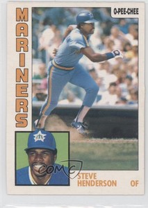 1984 O-Pee-Chee Steve Henderson #274
