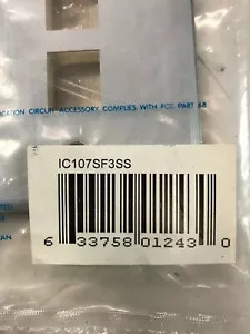 IC107SF3SS 3 port wall plate stainless steel Qty 11 - Picture 1 of 5