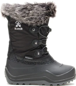 Kamik Kids' Powdery 3 Waterproof Winter BootKid Boots (Black)-Sz 6 - Picture 1 of 1