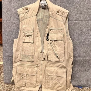 NWOT Promaster Vest Men’s Large Beige Hunting Fishing Safari Sleeveless XL - Picture 1 of 9