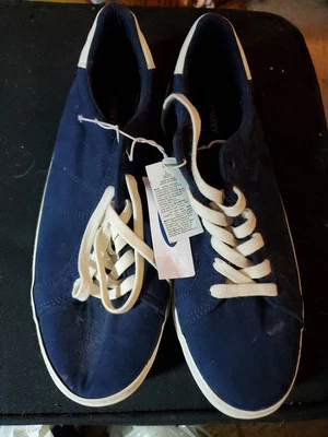 New Old Navy Women's Blue Faux Suede Lace Up Casual Sneaker Shoes Size 9 NWT $28 - Image 1 of 4