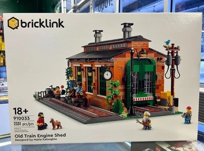 Lego 910033 Ancien hangar à moteur de train 2331 pièces SCELLÉ - Photo 1/3