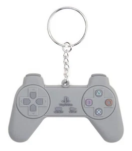 PlayStation Large Rubber Controller Keychain 8.5cm Wide by Bioworld New - Picture 1 of 6