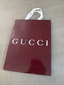Gucci Empty Gift Bag 13 x 10 x 5 Preowned Excellent Condition - Picture 1 of 24