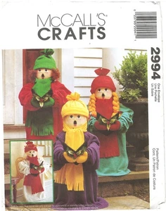 2000 McCall's 2994 Caroler Dolls 24" sewing pattern uncut - Picture 1 of 3