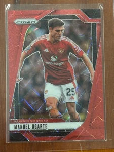 2024-25 Panini Prizm #138 Manuel Ugarte Red Lazer Prizm 14/49 - Bild 1 von 2