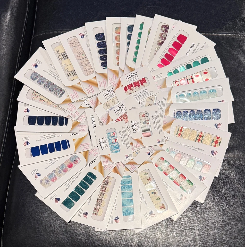 Tiras de uñas Color Street NAVIDAD/AÑO NUEVO - DIFÍCIL DE ENCONTRAR/retirado - Twosie gratis, ¡ENVÍO RÁPIDO! Foto 1 de 1