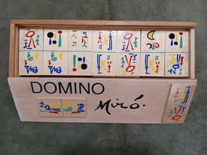 DOMINO MIRÓ BOXED SET - Domino tiles with Illustrations by Joan Miró - Picture 1 of 8