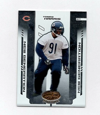 2004 Leaf Certified Materials New Generation /1000 Tommie Harris #196 Rookie RC - Image 1 of 2