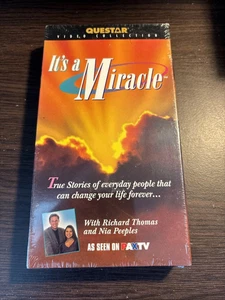 Questar It's a Miracle (1999 VHS TESTED) Richard Thomas & Nia Peeples FREE SHIP - Picture 1 of 1