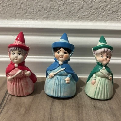 De colección Disney Cerámica 60 Hadas Flora Fauna Feliz Clima Bella Durmiente JAPÓN 3" Foto 1 de 4