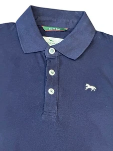 Horseware Ireland Classic Signature Cotton Pique Polo Shirt - Navy - Size M - Picture 1 of 11