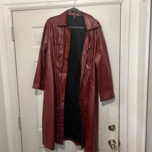 Cappotto lungo in ecopelle Shein OXL lunghezza 44 busto 40 - Foto 1 di 8