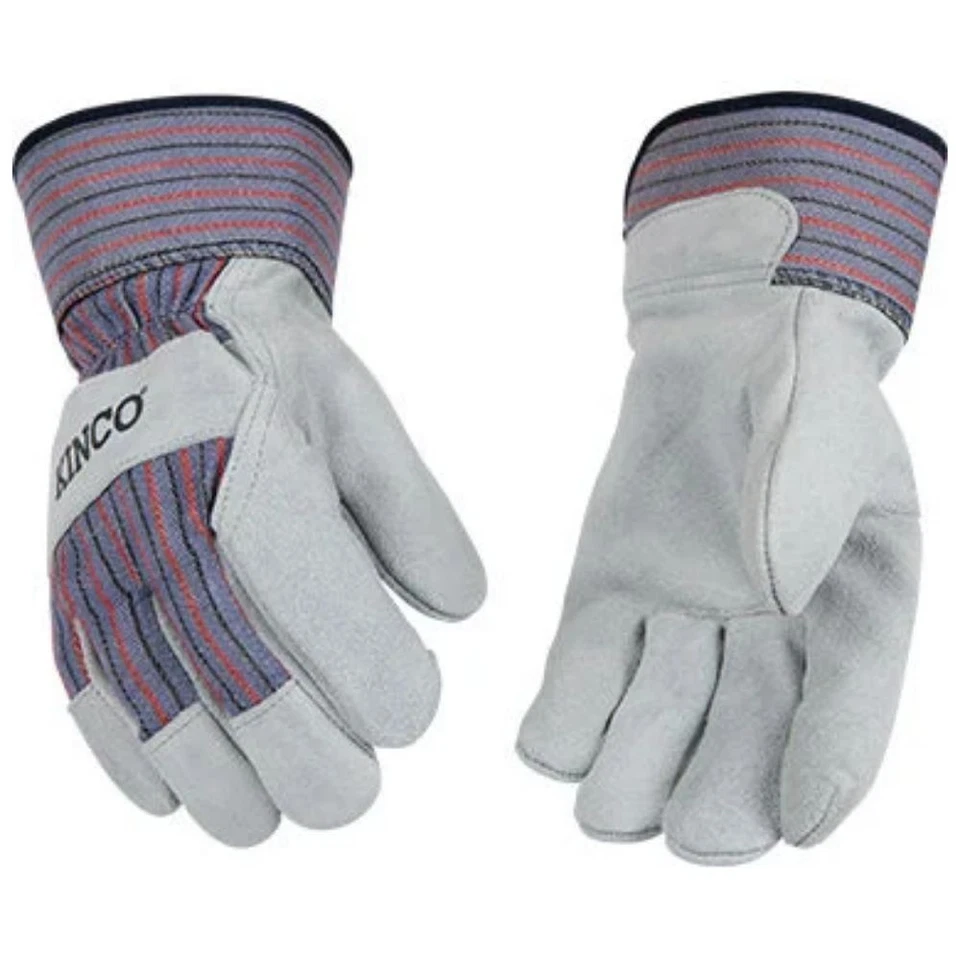 Luva de couro Kinco International 1500 crianças pequenas 3-6 punho de segurança palma - Imagem 1 de 1