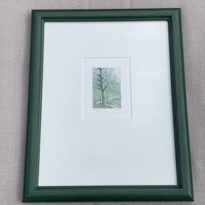 Giorgio Ferrari Hand Colored Etching Tuscan Landscape Numbered, Framed, & Signed - Image 1 of 4