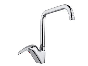 Fontana Lavello Canna Snodata Alta Idroformata Duemmeggi Premiere Ottone Cromo - Foto 1 di 2