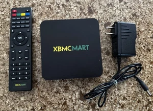 XBMCMART Android TV Box Player Quad Core A5 8GB Flash 1GB DDR3 64Bit 1080p EUC - Picture 1 of 13