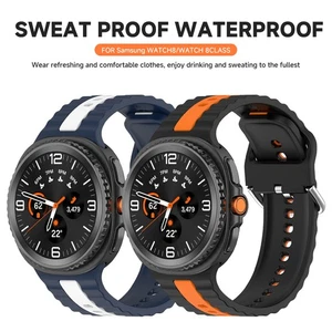Soft Silicone Sport Band for Samsung Galaxy Watch 8 40/44mm 8 Classic 46mm Strap - Picture 1 of 36