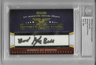 COOL PAPA BELL 2009 Sport Icon BOLD HOF Auto Autograph BGS Beckett SP Legend /13 - Image 1 of 2