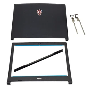 Back Cover+Bezel+Hinges Cover For MSI GL63 8RD 8RE 8SC 8SE MS-16P4 16P5 16P6 Top - Picture 1 of 12