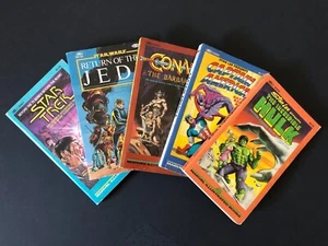 Vintage Marvel Illustrated Books -Star Trek, Star Wars, Conan, Hulk, Cpt America - Picture 1 of 19