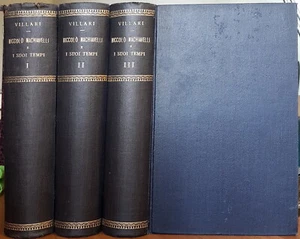 Pasquale Villari, Niccolò Machiavelli e i suoi tempi, Ed. Hoepli, 1912-1914 - Picture 1 of 1