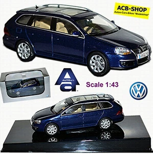 VW Volkswagen Golf V 5 Variant Familiar 2007-09 Shadow Azul Metalizado 1:43 - Imagen 1 de 9