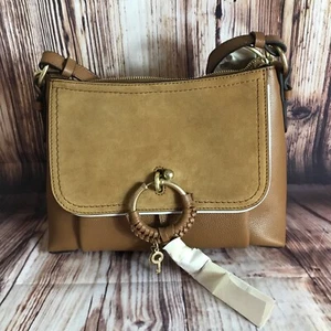 Mini borsa a tracolla See By Chloe Joan in pelle e camoscio - Foto 1 di 9