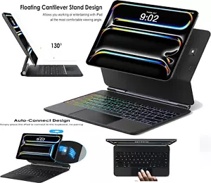 Magic Keyboard Multi-Touch Trackpad for iPad Pro 11" M4 2024 Auto-Connect Design - Picture 1 of 12
