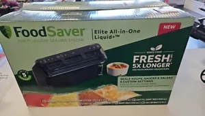 FoodSaver Elite All-in-One Liquid+ Vacuum Sealing System VS5910 Black BRAND NEW - Picture 1 of 2