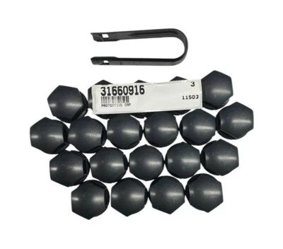 Tapa de perno de rueda genuina Volvo S60 XC60 XC90 S90 V90 S80 XC70 31660916 Foto 1 de 2