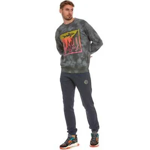 MAUI Mens Sav Crew Sweat - Grey - Picture 1 of 3