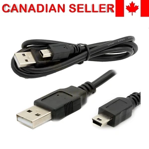 Câble Chargeur Mini USB 5 Broches Câble Plomb pour Lecteur Média MP3 MP4 Caméra GPS PS3 - Photo 1 sur 5