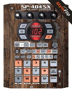 Roland SP - 404SX Skins | Wood 3 | Protective Decal | StyleFlip Skins - Picture 1 of 1