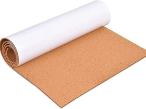 Cork Board Bulletin Board Roll, 3mm Thick Self-Adhesive Cork Rolls, D - Picture 1 of 8