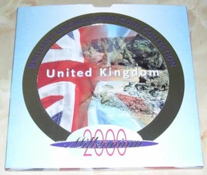 Vereinigtes Königreich 2000 Millennium brillante unzirkulierte Münzsammlung - 9 Münzen - Bild 1 von 1