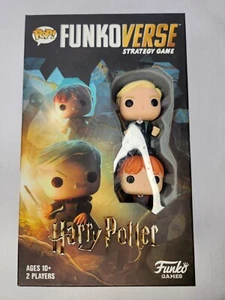 NIB FUNKOVERSE HARRY POTTER Strategy Game Draco Malfoy Ron Weasley FUNKO POP ! - Picture 1 of 6