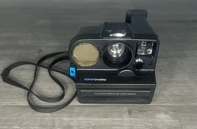 Vintage Polaroid Sonar One Step - Pronto SE - 600 - fotocamera pellicola istantanea - Immagine 1 di 4