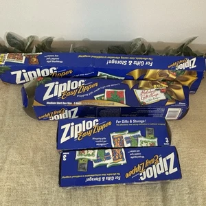 Vintage Ziploc Urlaub Geschenktüten Quart Medium Shirt Box Jumbo groß sortiert - Bild 1 von 6