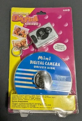 Smallest Digital Camera Keychain New Old Store Geek 2002 Retro Clares Hot Topic - Image 1 of 2