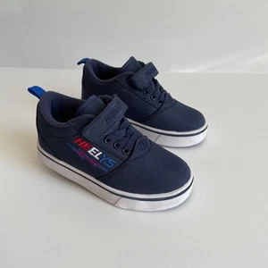 Heelys Pro 20 Dual Wheeled Skateschuhe Sneaker mit Rollen x2 Jugend Größe 12C blau - Bild 1 von 8