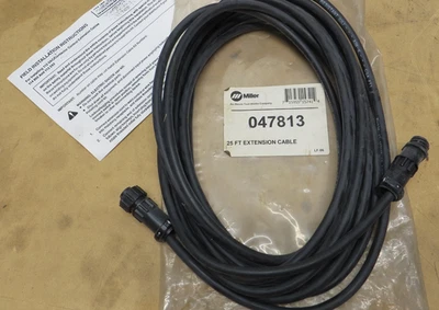 CABLE DE EXTENSIÓN MILLER ELECTRIC 047813 25 FT Foto 1 de 3