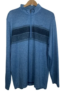Maglione TravisMathew uomo XL blu erica quarto zip golf pullover 1MW312 - Foto 1 di 8