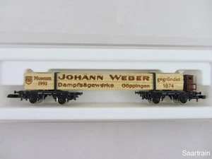 Vagón de museo Märklin pista Z 1992 Johann Weber como nuevo con embalaje original - Imagen 1 de 2