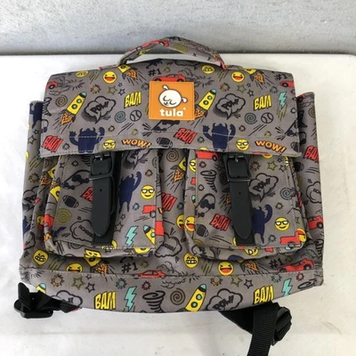 Mochila Tula Niños Niños Niñas Emoji Cómic WOW BAM Rockets Coches Escuela Bolsa de Libros Foto 1 de 4