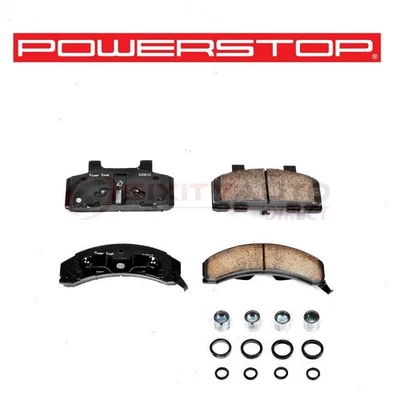 PowerStop Front Disc Brake Pad & Hardware Kit for 1985-1990 Buick Electra - jm Foto 1 de 4